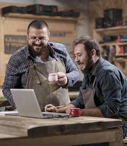Image of People Working in Their Business