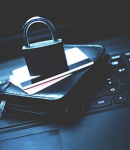 Image of Lock and Wallet for Lost ATM Card
