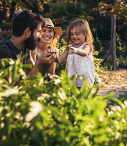 Image of Family Outside for Personal Checking