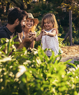 Image of Family Outside for Personal Checking