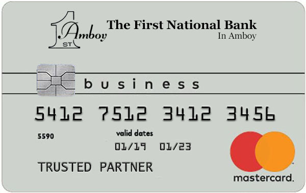 First National Bank in Amboy Business Mastercard