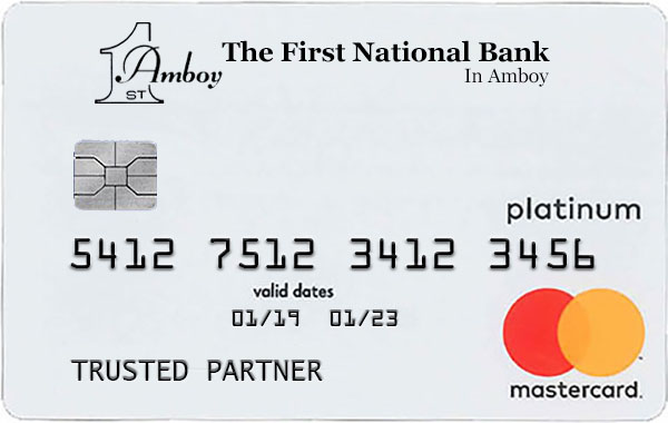 First National Bank in Amboy Platinum Mastercard
