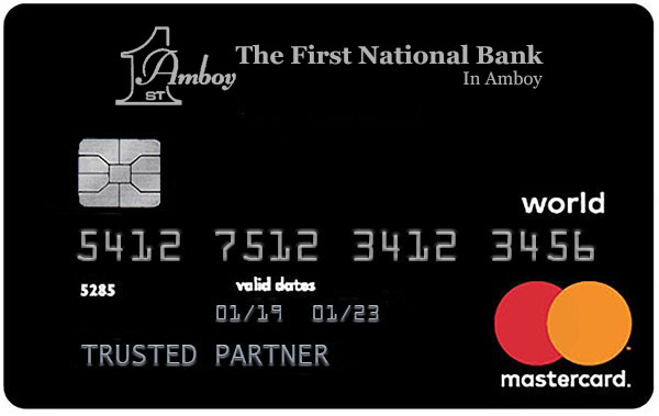 First National Bank in Amboy World Mastercard