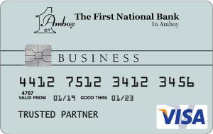 First National Bank in Amboy Business Visa 