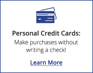 Learn More Button for Personal Credit Cards 