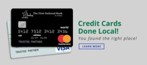 Credit Cards Done Local! You found the right place! Learn More